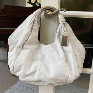 Kenneth Cole white leather handbag